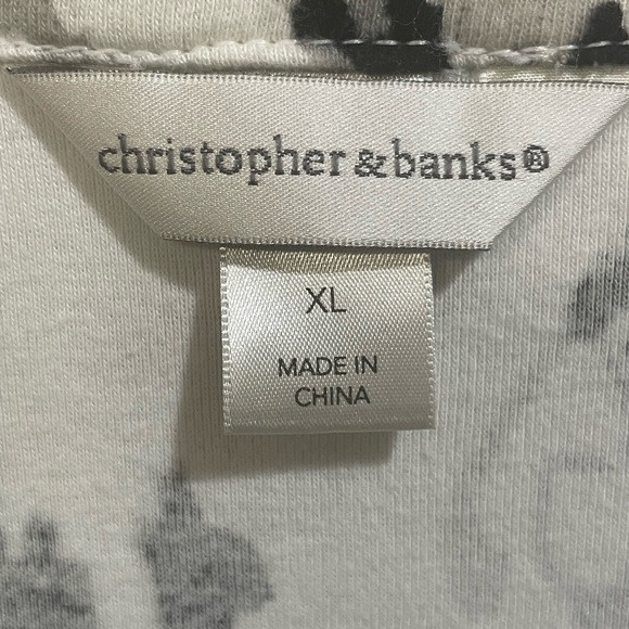 Christopher Banks Sequins Animal Print Mixed Media Size XL - Picture 7 of 10